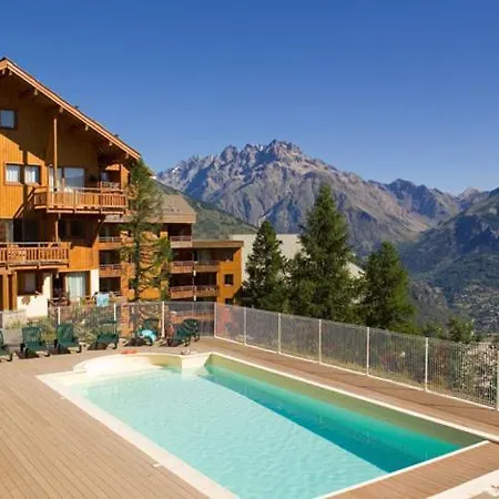 Ferienwohnung Le Hameau Des Ecrins Station 1800 Puy-Saint-Vincent Exterior foto
